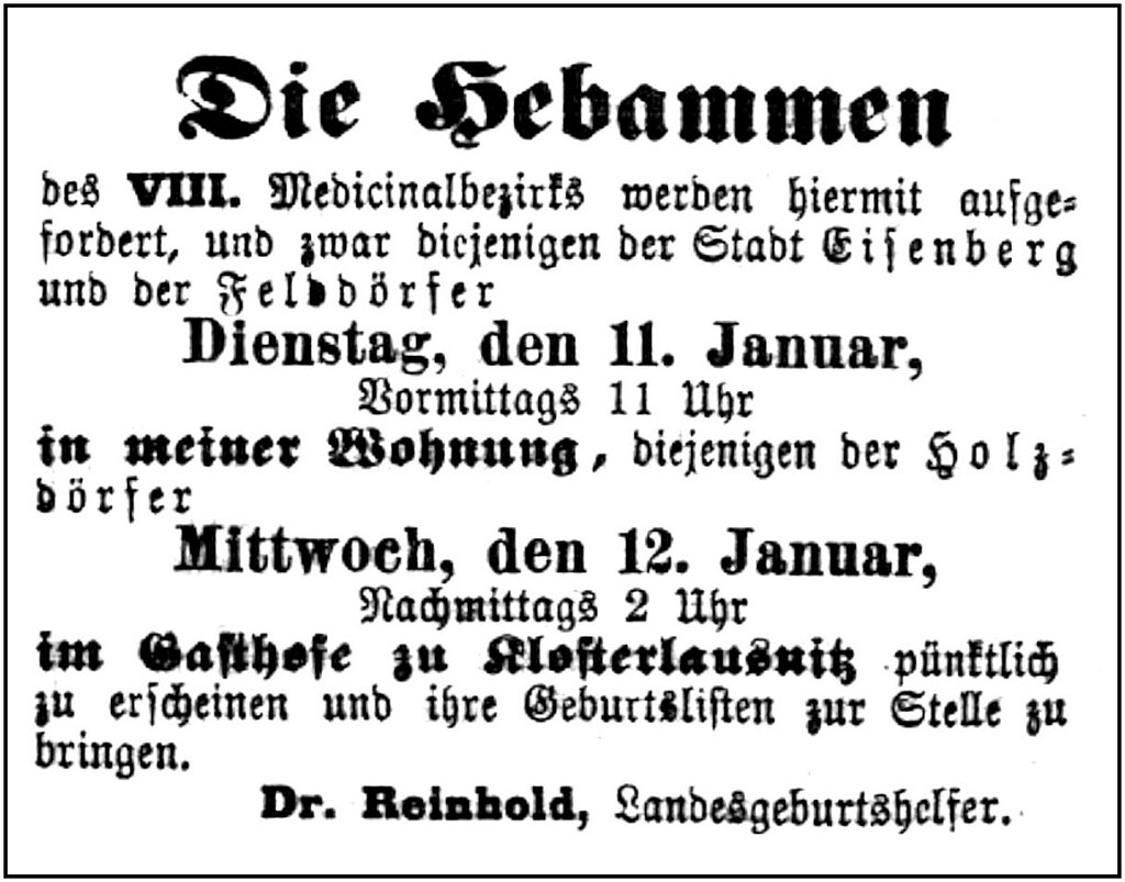 1887-01-07 Kl Hebammen